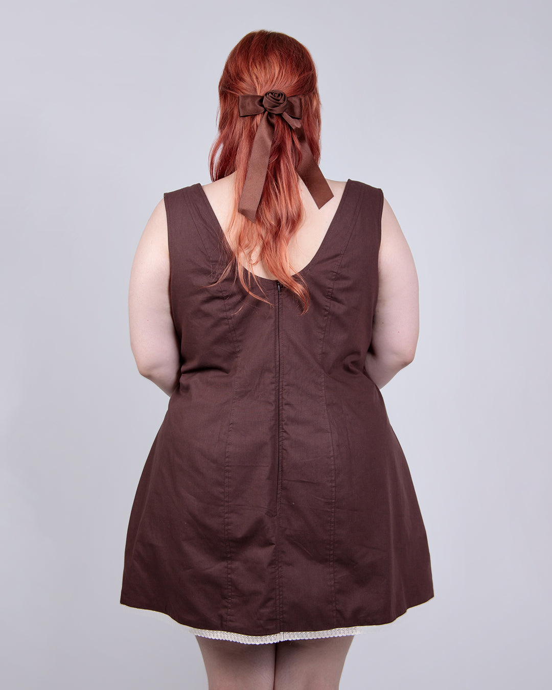 Vestido Tulipa - Marrom