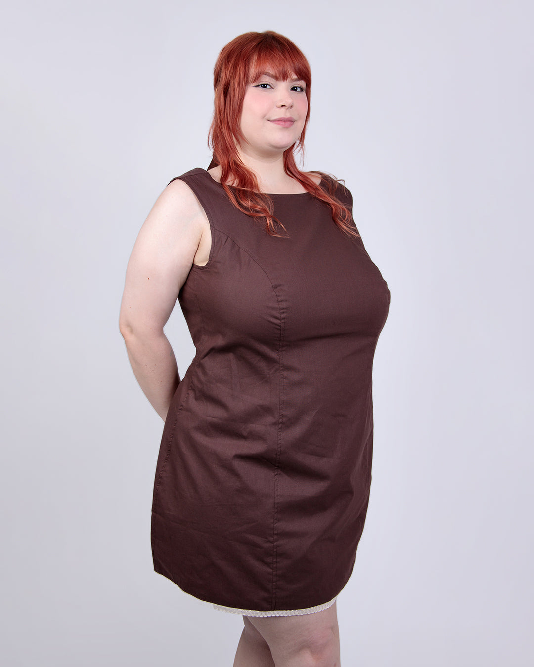 Vestido Tulipa - Marrom