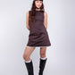 Vestido Tulipa - Marrom