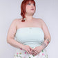 Top Faixa Chantilly - Verde claro