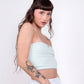 Top Faixa Chantilly - Verde claro